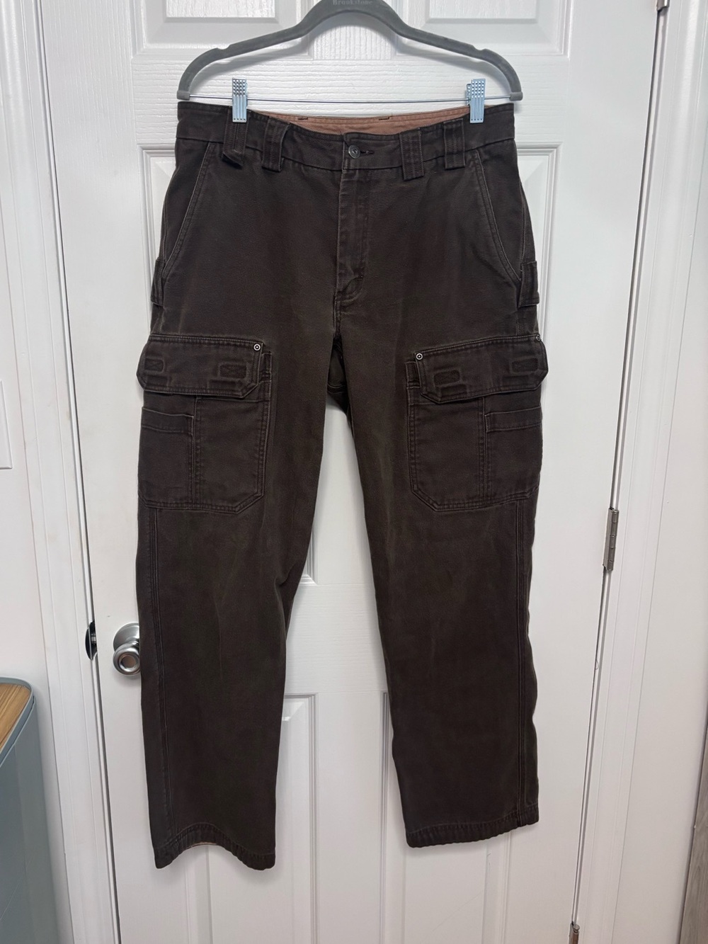 Duluth Trading Co Dark Brown Cargo Pants